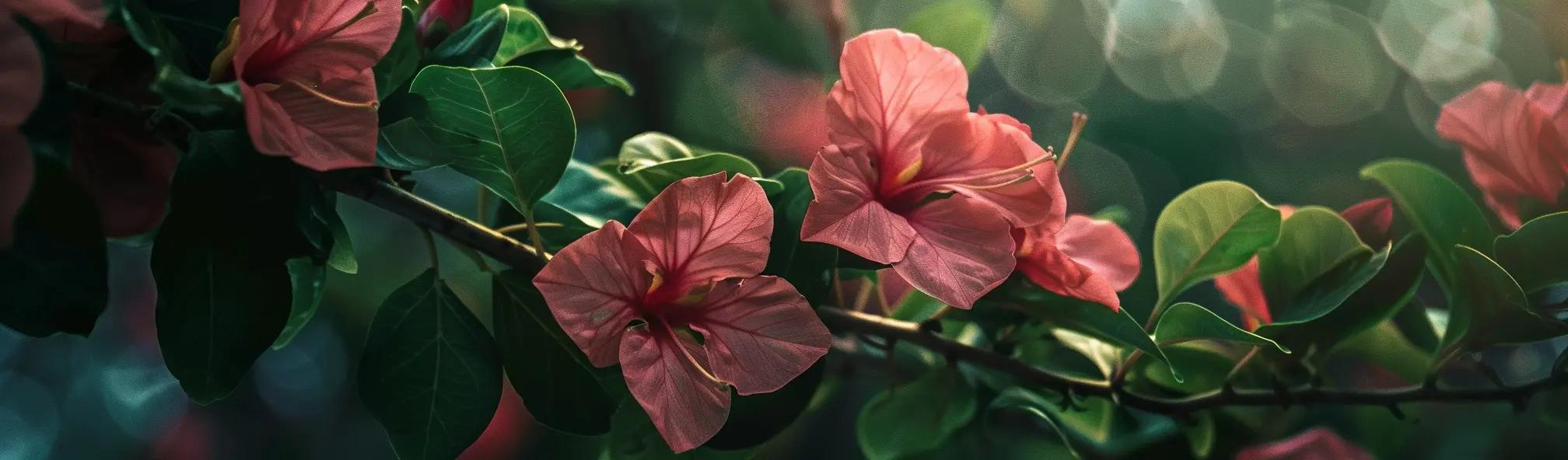 floral vine with petals